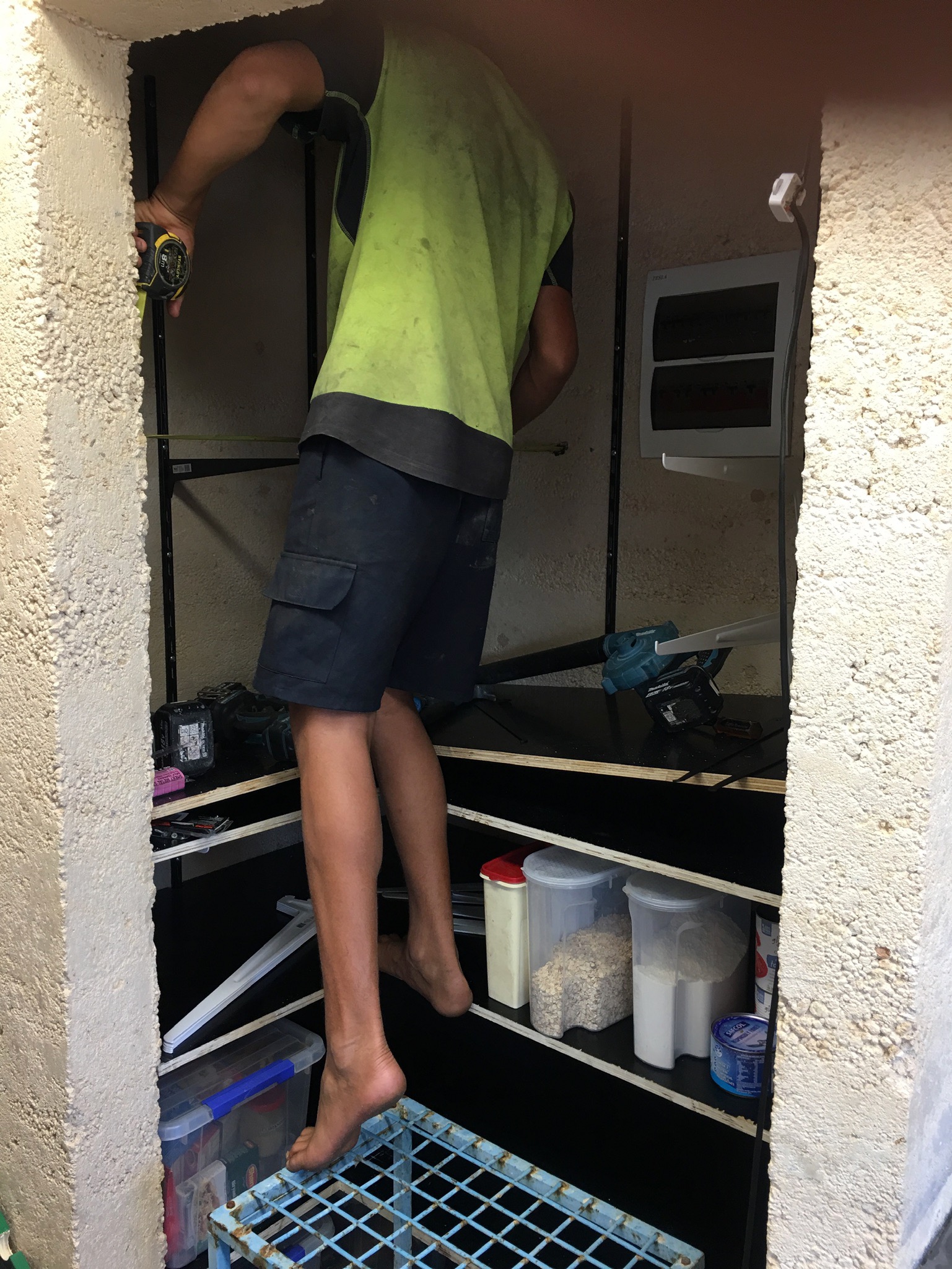 14 January 2019 Pantry Shelving