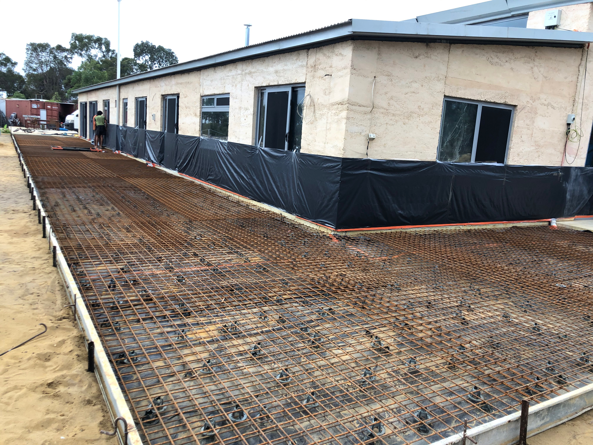 20 April 2020  N Verandah  ready to concrete!