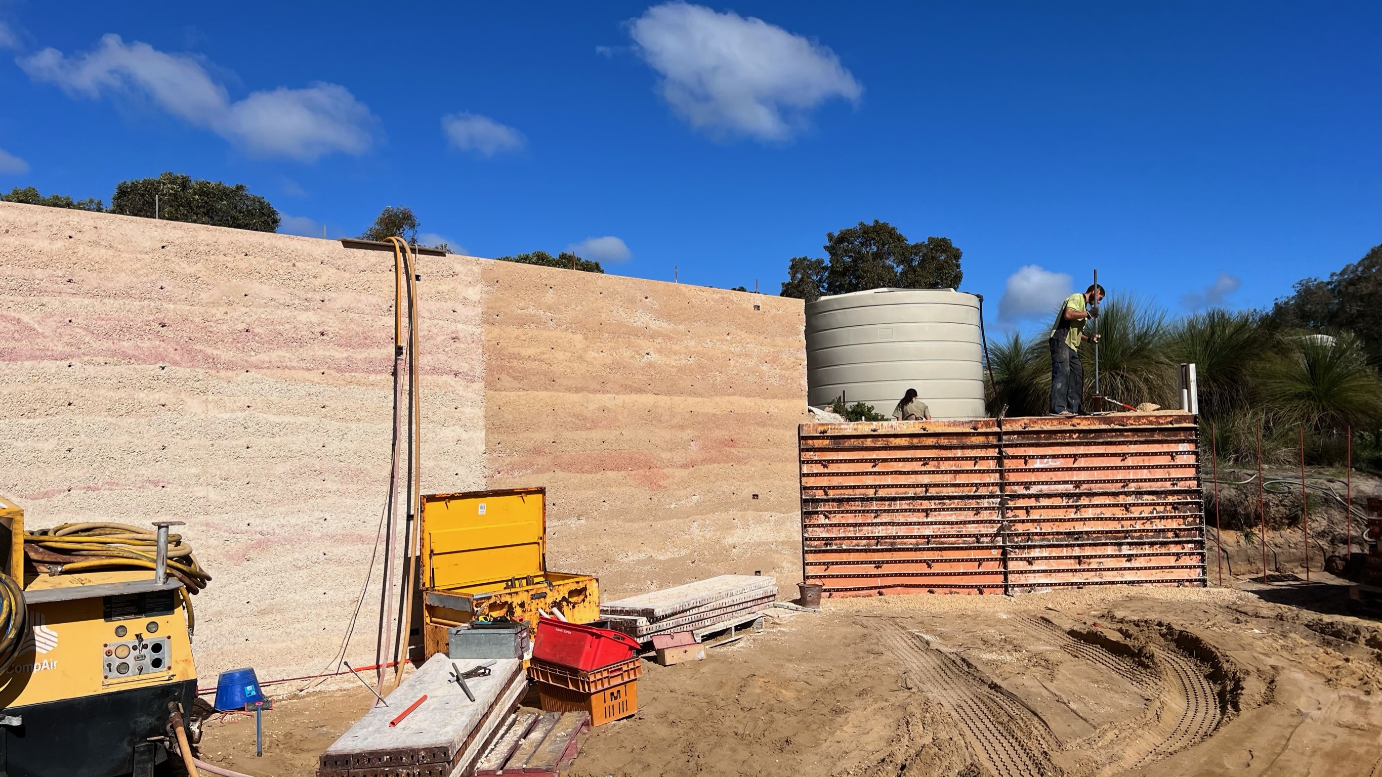 12 July 2023 Shed Retaining Wall #3
