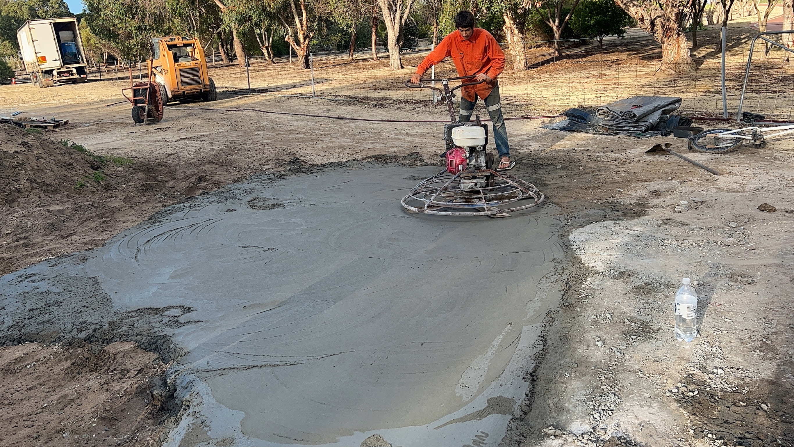 16 June 2023 Using left over concrete