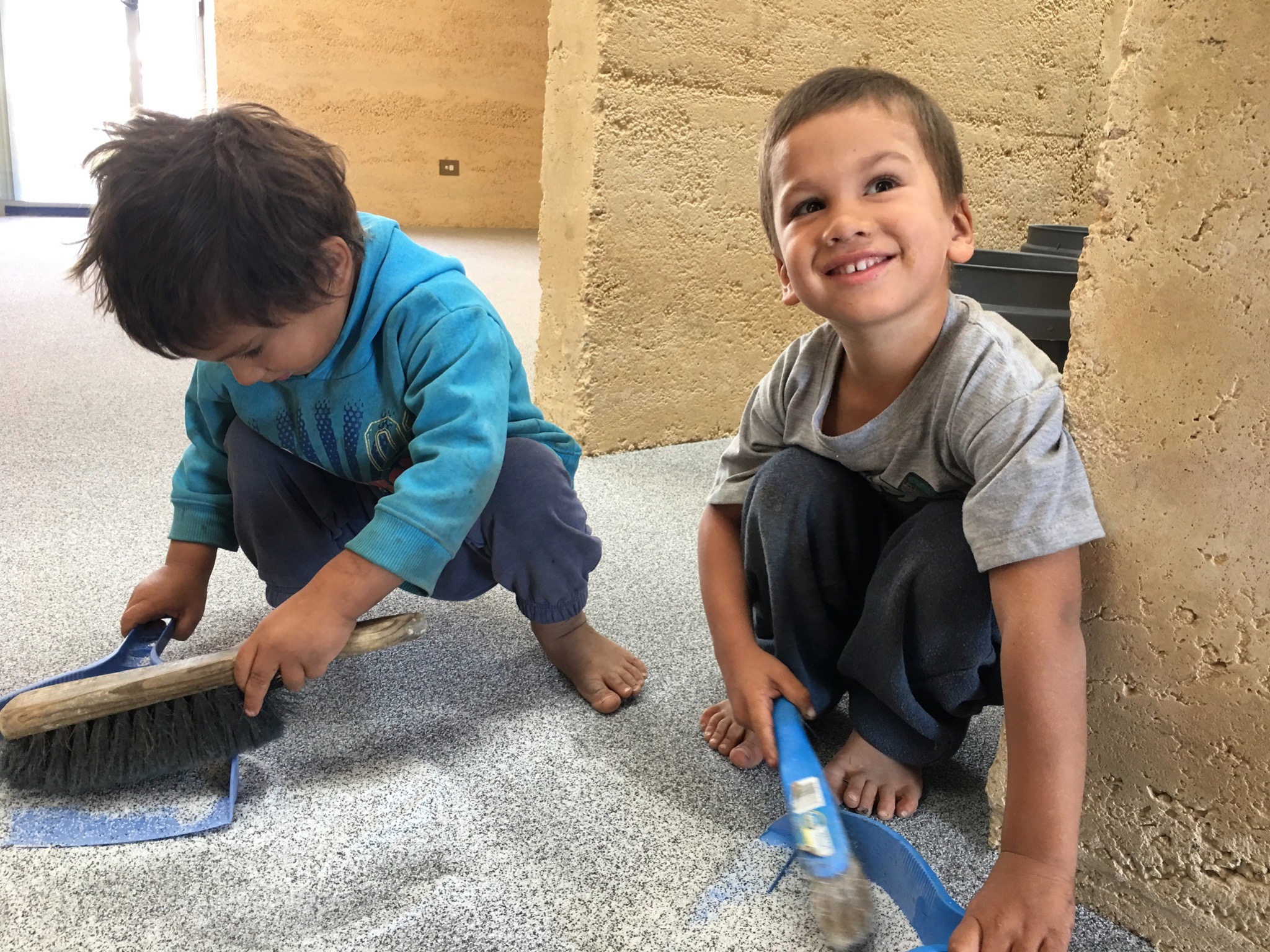 1 May 2018 Sweeping off the ALum Epoxy Flooring