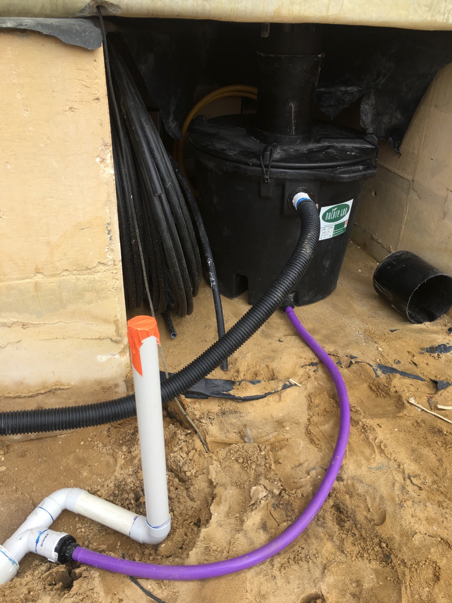 28 July 2018 Composting Toilet Chamber